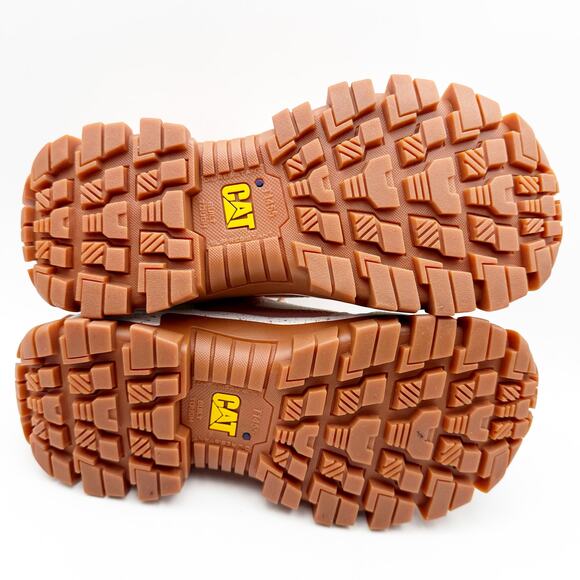 Caterpillar Pink and White Sneakers with Rugged Design - Picture 11 of 14